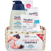 Load image into Gallery viewer, Aquaphor Baby Welcome Gift Set, Free WaterWipes and Bag Included, Healing Ointment, Wash & Shampoo, 3 in 1 Diaper Rash Cream, 5 Piece
