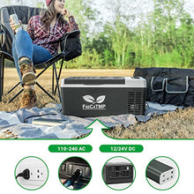 Load image into Gallery viewer, F40C4TMP Portable Refrigerator 20 Quart 12 Volt Freezer (-7.6℉~50℉) 18L Car Fridge With Compressor 110-240V AC For Camping, Truck, RV, Travel, Boat and Home Use