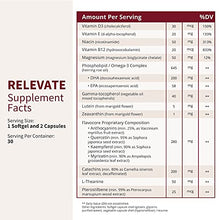 Load image into Gallery viewer, NeuroReserve RELEVATE - Brain Health Supplement - Support Memory, Healthy Brain Aging, Focus, Natural Energy, Mood - for Comprehensive, Long-Term Benefit - Antioxidants, Omega 3 DHA EPA, Vitamin B12
