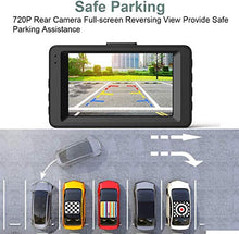 Load image into Gallery viewer, Dash Cam Front and Rear, Dash Camera for Cars 1080P Full HD Dual Dash Cam 3" IPS Screen in Car Camera Front and Rear Night Vision,170°Wide Angle Motion Detection Parking Monitor G-Sensor(with SD Card)