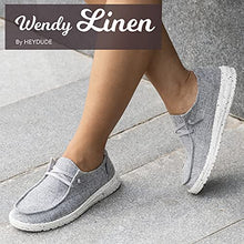 Load image into Gallery viewer, Hey Dude Women's Wendy L Linen Size 10 | Women’s Shoes | Women’s Lace Up Loafers | Comfortable & Light-Weight