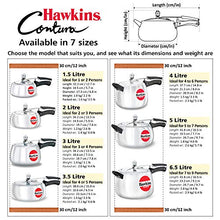 Load image into Gallery viewer, Hawkins HC35 Contura 3.5-Liter Pressure Cooker, Small, Aluminum