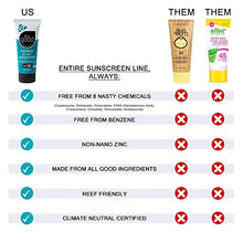 Load image into Gallery viewer, All Good Sport Face & Body Sunscreen Lotion - UVA/UVB Broad Spectrum SPF 30+, Water Resistant, Coral Reef Friendly - Zinc, Shea Butter, Coconut Oil, Aloe (3 oz)(2-Pack)