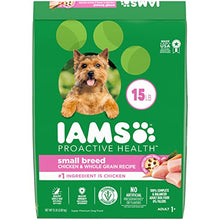 Load image into Gallery viewer, IAMS Small & Toy Breed Adult Dry Dog Food for Small Dogs with Real Chicken, 15 lb. Bag