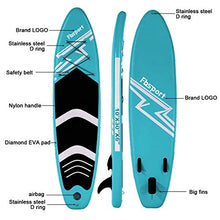Load image into Gallery viewer, FBSPORT 10'6" Premium Inflatable Stand Up Paddle Board, Yoga Board with Durable SUP Accessories & Carry Bag.Wide Stance, Surf Control, Non-Slip Deck, Leash, Paddle and Pump for Youth & Adult