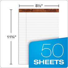 Load image into Gallery viewer, TOPS The Legal Pad Writing Pads, 8-1/2 x 11-3/4, Legal Rule, 50 Sheets, 12 Pack (7533)