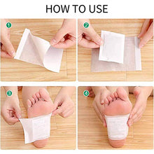 Load image into Gallery viewer, Foot Pads, 100 Foot Pads and 100 Adhesive Sheets for Removing Impurities, Relieve Stress Improve Sleep