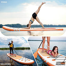 Load image into Gallery viewer, Forceatt Inflatable Paddle Boards for Adults,10'2"(L) x30(W) x6(T) SUP,Paddle Boards for All Skill Levels Include Beginner,Equipped 64" to 85" Paddle,15L Waterproof Bag and Detailed User Manual
