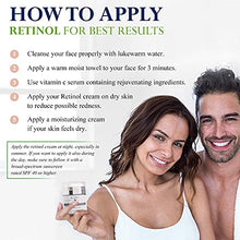 Load image into Gallery viewer, Anti-Wrinkle Night Cream with 2.5% Retinol and Hyaluronic Acid - Anti Aging Retinol Moisturizer Cream for Men & Women to Reduce Wrinkles & Dark Spots