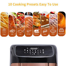Load image into Gallery viewer, Fit Choice 2021 12.7 Quart 10 in 1 XLarge Capacity Air Fryer Oven, 10 Accessories, 10 Easy Presets W/ Digital Touch Screen Controls & Integrated Digital Temperature Probe, Advanced Program, Sear, Stage, Preheat, Delay, Warm, Rotisserie, W/Light, Come W/ N