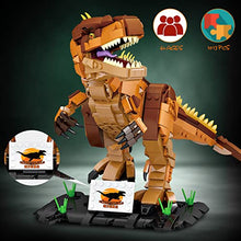 Load image into Gallery viewer, Dawdix Dinosaur Building Kit, 1013 Pieces STEM Dinosaur Building Block Set, Creative Build and Display Model, Fun DIY Project for Ages 6+