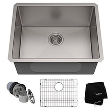 Load image into Gallery viewer, KRAUS Standard PRO 23-Inch 16 Gauge Undermount Single Bowl Stainless Steel Kitchen Sink, KHU101-23