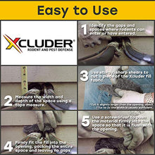 Load image into Gallery viewer, Xcluder Rodent Control Fill Fabric; Large DIY Kit; Steel Wool Blend; Protect Commercial & Residential Properties from Rats and Mice (162758A)