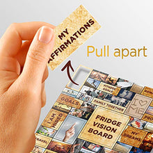 Load image into Gallery viewer, MAGNIFICENT101 2-Pack Vision Board Magnet Set (20x20 in) - Pull Apart & Create a Vision for Your Dream Life in Your Refrigerator | Inspirational Positive Gifts | Quotes for Fridge | Daily Motivation