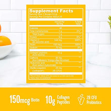 Load image into Gallery viewer, Vital Proteins Morning Get Up and Glow Collagen Peptides Powder Supplement, 90mg of Caffeine for Energy Plus Vitamin C, Biotin and Hyaluronic Acid - 9.3oz, Orange
