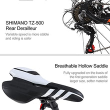 Load image into Gallery viewer, Redfire Womens Mountain Bike, 27.5 Inch Wheels, 21-Speed Shimano Drivetrain, 15-Inch Aluminum Frame, Double Disc Brake, Lock Out Suspension Fork,Bicycle for Adult and Men, MTB Bike White Color