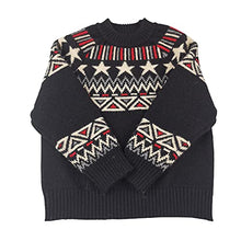 Load image into Gallery viewer, Boys Girls Knit Sweater,Cute Long Sleeve Blouse top,Crewneck,Cable Knit Sweater Fall and Winter Clothe,Warm Kids Sweater Cashmere,Cotton Knit Sweater,3-10t Kid