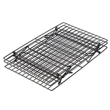 Load image into Gallery viewer, Wilton Excelle Elite 3-Tier Cooling Rack for Cookies, Cake and More, Black