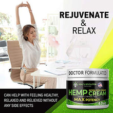 Load image into Gallery viewer, Extra Strength Hemp Cream Pain Relief Rub – Only 3rd Party Tested Product To Verify Strength/Results. All Natural for Nerve-Sciatic, Muscle, Back Pain & Inflammation, with Arnica, MSM, Emu, Turmeric