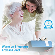 Load image into Gallery viewer, Heating Pad for Neck and Shoulders, 2lb Large Weighted Neck Heating Pad Electric for Neck Shoulder Pain Relief, 6 Heat Settings 4 Auto-Off, Gifts for Women Men Mom Dad, 16"x23" (Blue)