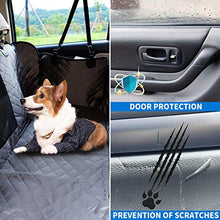 Load image into Gallery viewer, DKIIGAME Dog Car Seat Covers, Dog Car Hammock with Mesh Window, Heavy Duty Car Seat Covers for Dogs,100% Waterproof Anti-Slip 600D Oxford Cloth Dog Seat Cover for Back Seat