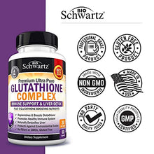 Load image into Gallery viewer, Glutathione Supplement Liver Detox with Quercetin Vitamin C Milk Thistle Alpha Lipoic Acid Liver Supplement & Immune Support Pills - Natural Immunity Defense Health Formula & Liver Cleanse 500mg 60ct