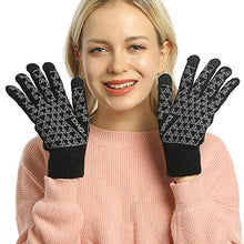 Load image into Gallery viewer, Winter Warm Touchscreen Gloves for Men and Women Touch Screen Fleece Lined Knit Anti-Slip Wool Glove