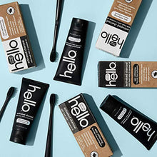 Load image into Gallery viewer, hello Activated Charcoal Epic Teeth Whitening Fluoride Free Toothpaste, Fresh Mint and Coconut Oil, Vegan, SLS Free, Gluten Free and Peroxide Free, 4 Oz, Pack of 4
