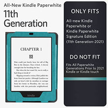 Load image into Gallery viewer, CoBak Kindle Paperwhite Case - All New PU Leather Cover with Auto Sleep Wake Feature for Kindle Paperwhite 11th Generation 6.8" and Signature Edition 2021 Released, Sky Blue