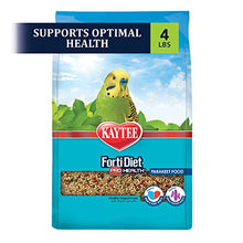 Load image into Gallery viewer, Kaytee Forti-Diet Pro Health Parakeet Pet Bird Food, 4 Pound