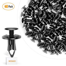 Load image into Gallery viewer, GOOACC Nylon Bumper Fastener Rivet Clips Car Door Clip Panel Audio Video Dashboard Dismantle Kits Installer Pry Tool (40PCS Fastener Rivet Clips)