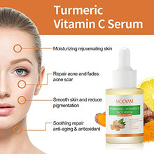 Load image into Gallery viewer, Turmeric Dark Spot Corrector Serum, Turmeric and Vitamin C Serum for Face with Hyaluronic Acid, Turmeric Serum for Dark Spots, Turmeric Repair Face Serum, Anti Acne Serum, Hydrating- 30ml /1oz