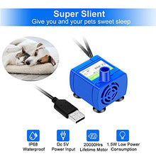 Load image into Gallery viewer, Cat Water Fountain Pump, Pet Water Fountain Pump Compatible Motor, for Pet Drinking Fountain Cat Water Dispenser Replacement