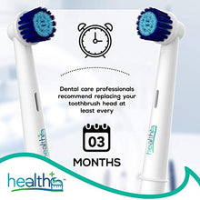 Load image into Gallery viewer, Compatible with Oral-B Electric Toothbrush Sensitive Replacement Head Generic - 8-Pack | Gentle-Action Tooth Brush Heads with Dupont Bristles | Sensitive Gums & Teeth & Gentle Whitening Action | Braun