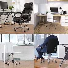 Load image into Gallery viewer, AiBOB 53 x 45 inches Office Chair mat for Hardwood Floor, Easy Glide for Chairs, Flat Without Curling, Polyethylene Floor Mats for Computer Desk