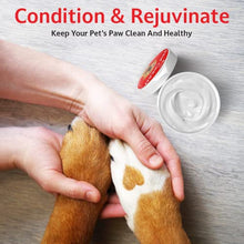 Load image into Gallery viewer, Pet Pull Paw Cream (4 oz) Dog Paw Protector for Heat, Cold & Rough Surfaces - Paw Moisturizer Balm with Natural Waxes & Oils - Puppy Invisible Boot Soothes, Moisturizes, Protects