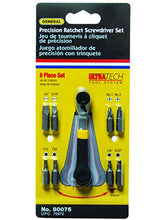 Load image into Gallery viewer, General Tools 80075 Nine-Piece Ratchet Offset Screwdriver Set