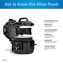Load image into Gallery viewer, Ninja Foodi 7-in-1 Pressure, Slow Cooker, Air Fryer and More, with 5-Quart Capacity and 15 Recipe Book Inspiration Guide, and a High Gloss Finish