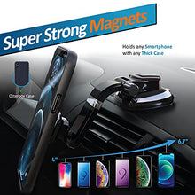 Load image into Gallery viewer, BESTRIX Phone Holder for Car, Magnetic Car Phone Mount | Dashboard Cell Phone Car Phone Holder Compatible with iPhone 12 11 Pro,Xr,Xs,XS MAX,XR,X, Galaxy S20 Note 20 Ultra & All Smartphones
