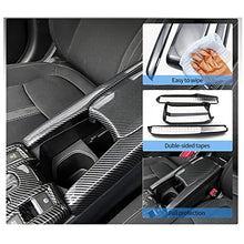 Load image into Gallery viewer, CDEFG Center Console Cover for Civic: Console Armrest Shell for 2018 2019 2020 2021 Civic Sedan Interior Accessories Arm Rest Protective Decorative Sticker Trim Carbon Fiber (3PCS)