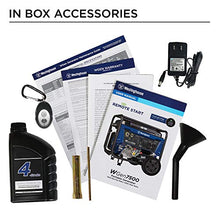 Load image into Gallery viewer, Westinghouse WGen7500 Portable Generator with Remote Electric Start - 7500 Rated Watts & 9500 Peak Watts - Gas Powered - CARB Compliant - Transfer Switch Ready