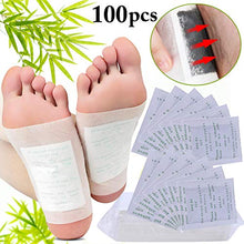Load image into Gallery viewer, Foot Pads, 100 Foot Pads and 100 Adhesive Sheets for Removing Impurities, Relieve Stress Improve Sleep