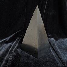 Load image into Gallery viewer, High Shungite Pyramid (1,97", 5cm) Stone Gemstone EMF Protection Home Decor Gift Decoration Crafts Chakra Healing Crystal Reiki