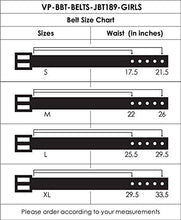 Load image into Gallery viewer, Belle Donne - Girl's Genuine Leather 1 inch Basic Dress Belt - Black/Small