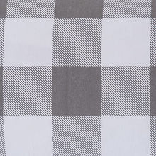Load image into Gallery viewer, Great Bay Home - 100% Turkish Cotton Full Flannel Sheet Set. Heavyweight, Warm, Winter Double Brushed Bed Sheets. Pre-Shrunk & Anti-Pill - Buffalo Check - Soft Taupe / Pale Grey