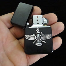 Load image into Gallery viewer, Farvahar Cigarette Lighter Persian Gift Persia Pahlavi Art Faravahar Parsi Farsi