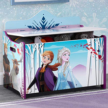 Load image into Gallery viewer, Delta Children Deluxe Toy Box, Disney Frozen II