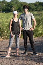 Load image into Gallery viewer, Value 2-Pack, Mens Headband - Guys Sweatband & Sports Headbands Moisture Wicking Workout Sweatbands for Running, CrossTrain, Skiing and bike helmet friendly - Value Pack - 1-Black & 1-White Sweatbands