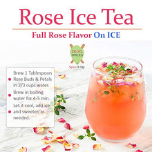 Load image into Gallery viewer, Dualspices Rose Buds & Petals Tea 4 Oz - Food Grade Edible Fragrant Natural Healthy Best for Tea, Baking, Making Rose Water, Crafting Freshest Directly from BULGARIA