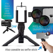 Load image into Gallery viewer, Camera Lens Kit by Coral Entertainments| Professional CPL, Macro & Wide Angle Lenses | Multi-use tripod & Selfie Remote Control | For iPhone, Samsung Galaxy, iPads Tablets | Hard Case & Universal Clip